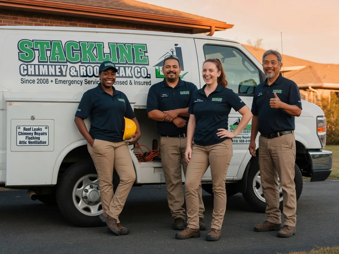 Chimney flashing repair company in Silvis, IL
